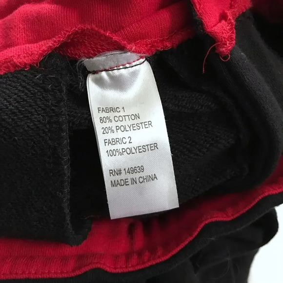 Vintage Americana NWT Black Jogger with Patches Men M - Picture 11 of 12